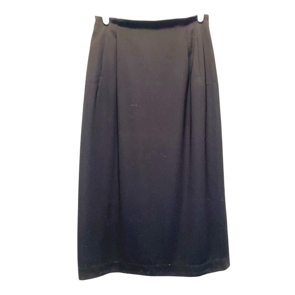 Studio 205 Black Midi Straight Skirt with pockets size 14